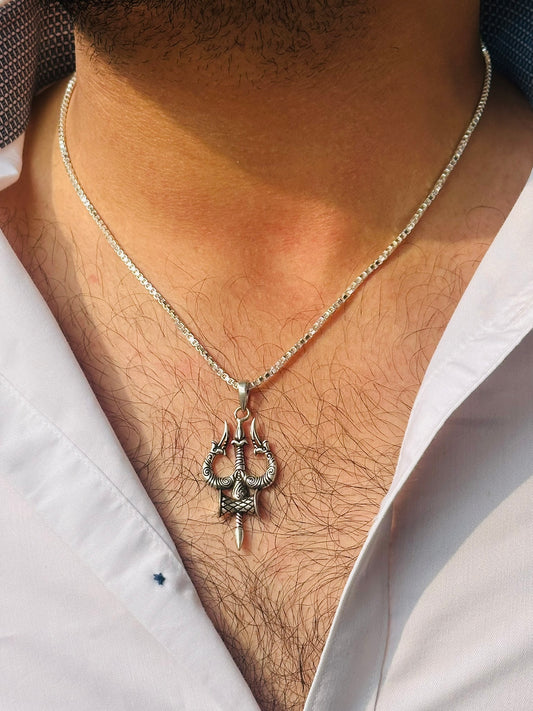 Oxo Trishul Locket