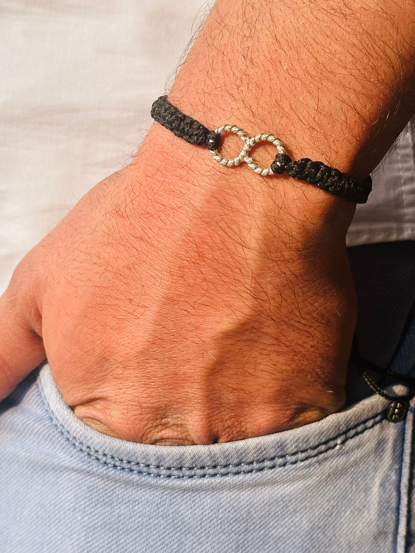 braided infinity band