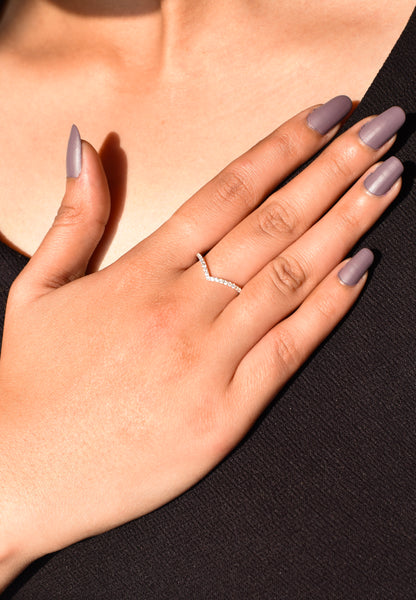Sparkle Wave Ring