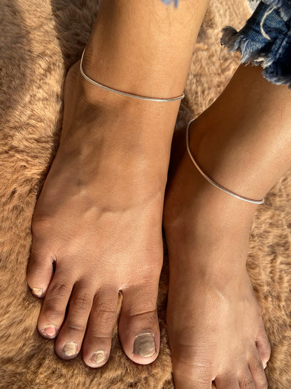 Snake anklet 2 mm