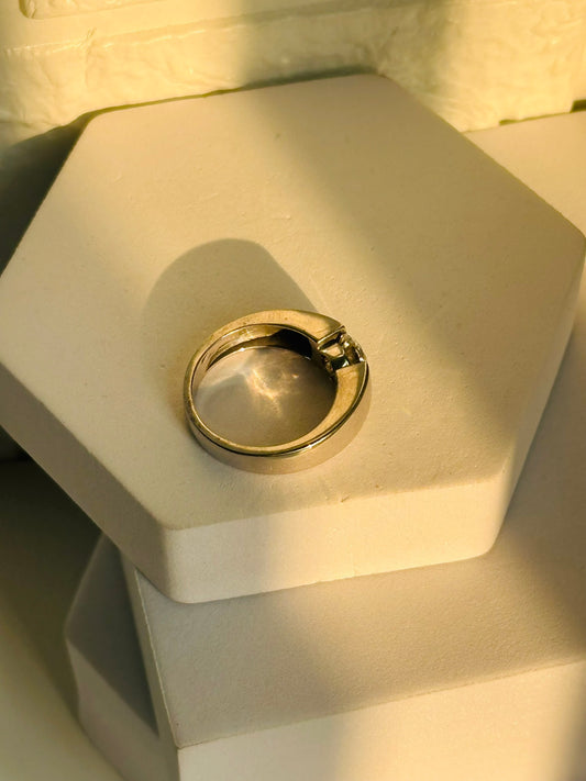 Moissanite Glow Ring