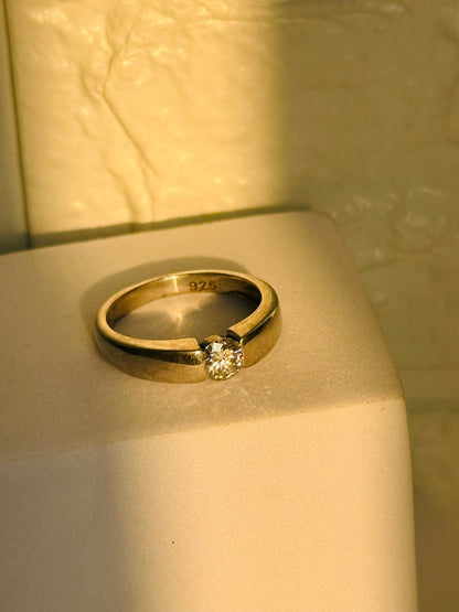 Moissanite Glow Ring