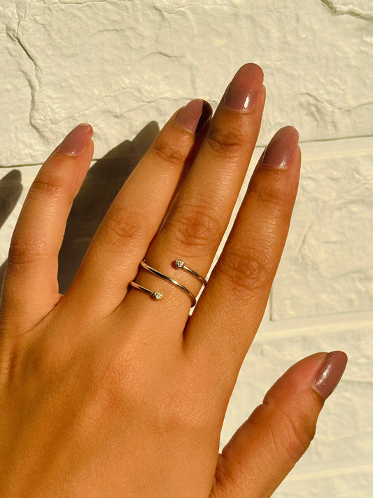 Spiral Serenity Ring