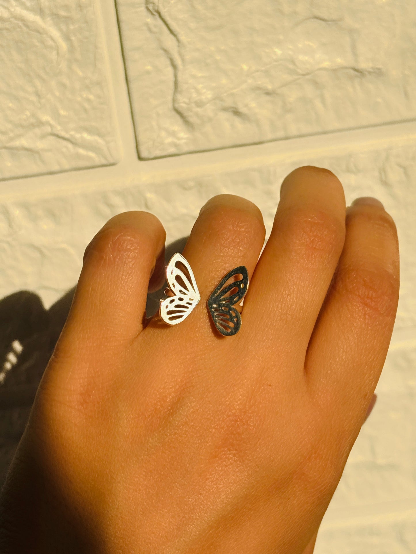 statement butterfly ring