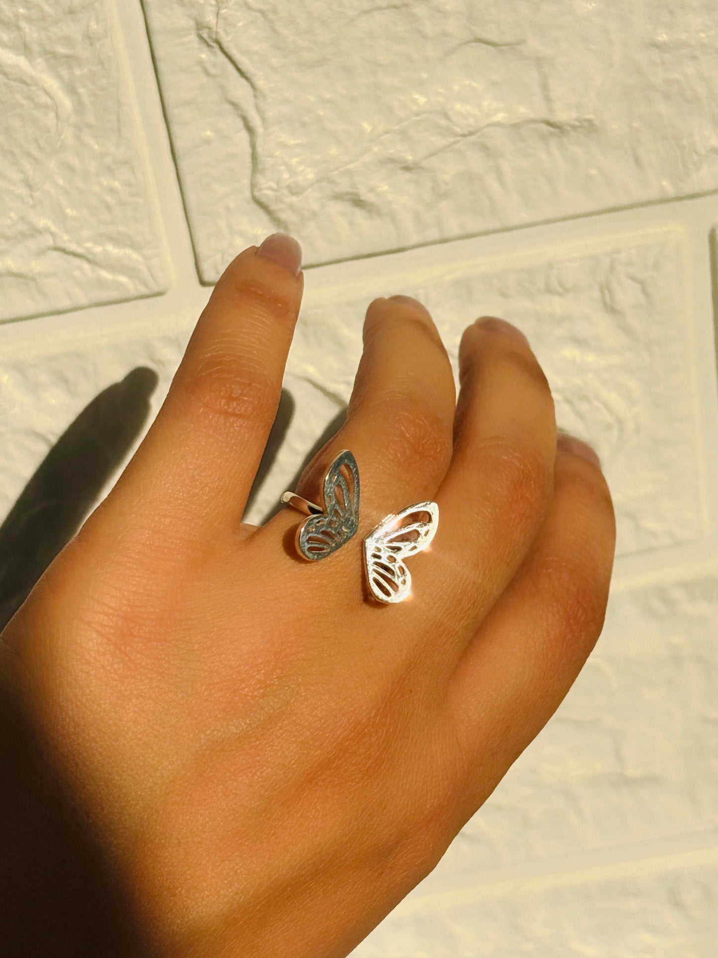 statement butterfly ring