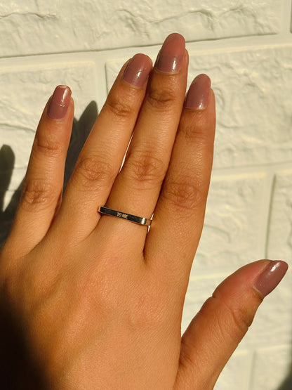 Frame of Words Ring