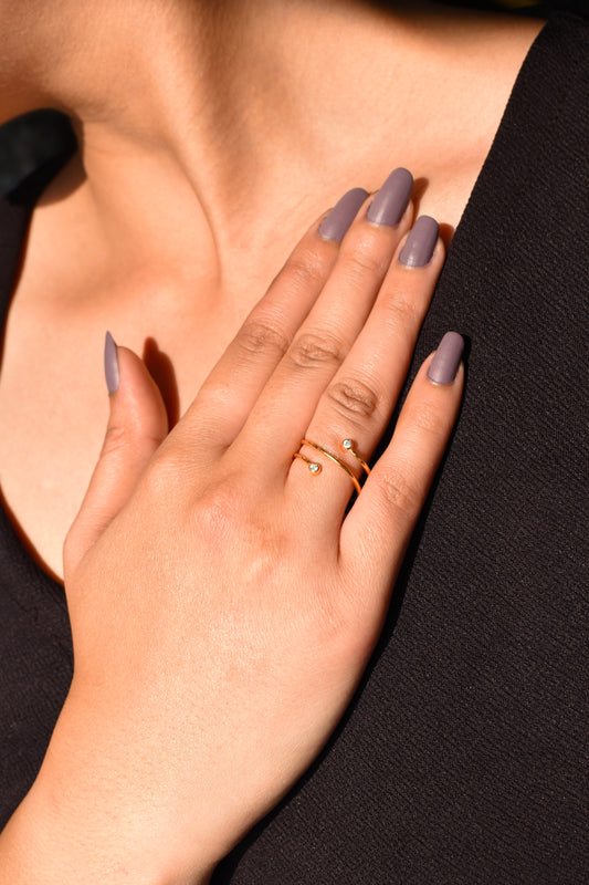 Spiral Serenity Ring