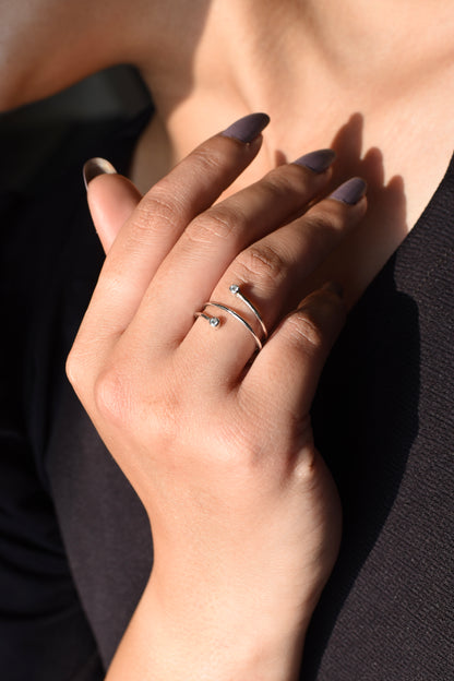 Spiral Serenity Ring