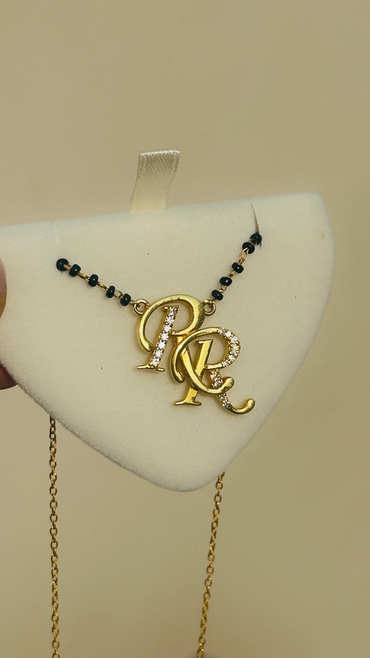 Couple Initials  Mangalsutra