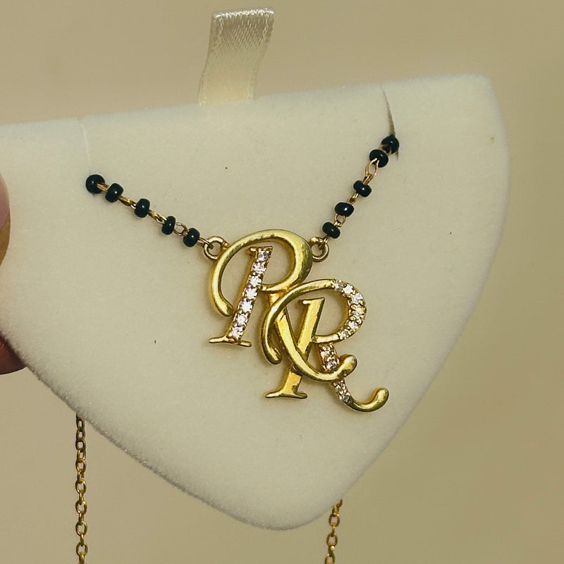 Couple Initials Mangalsutra