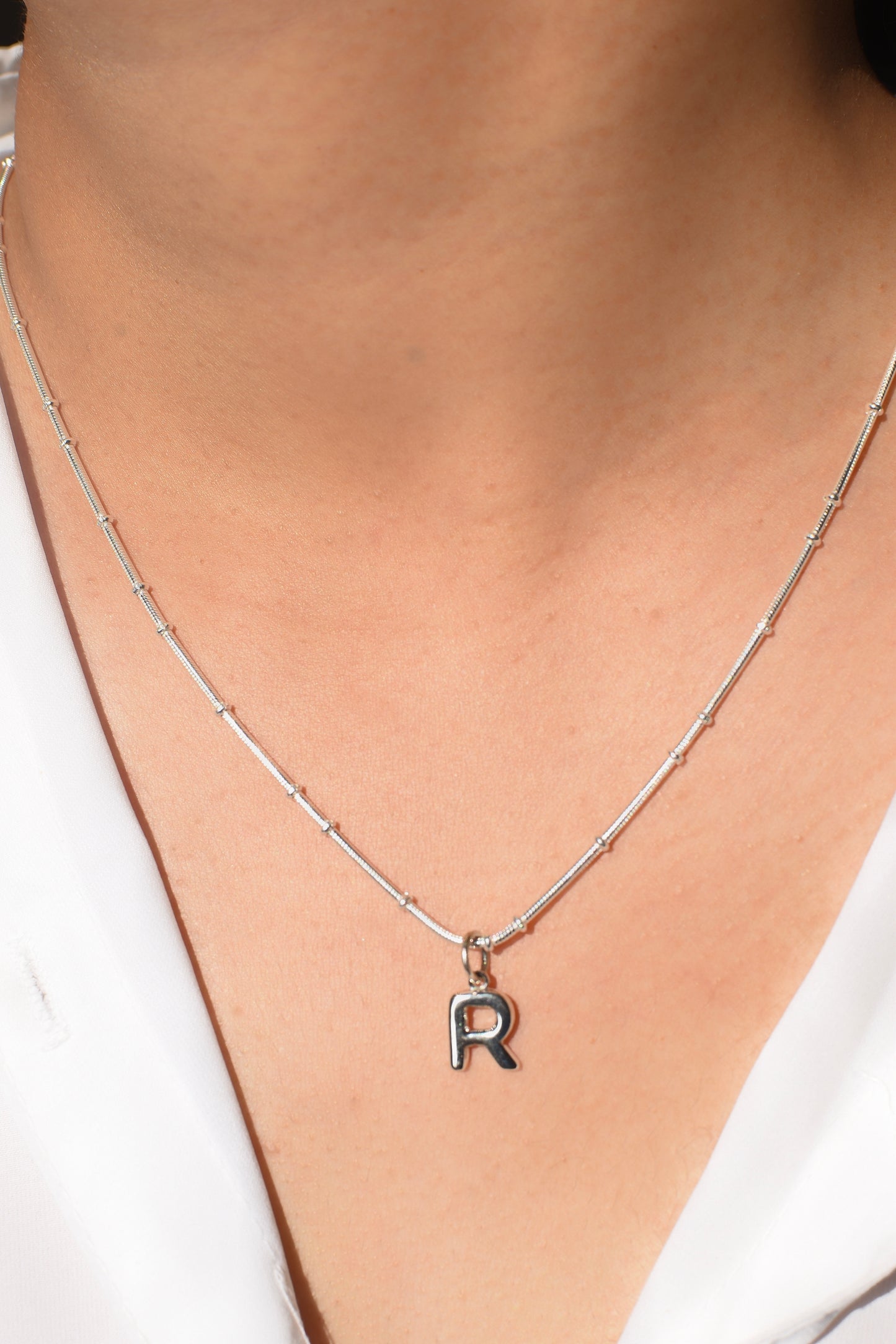 initial necklace (dottie chain)