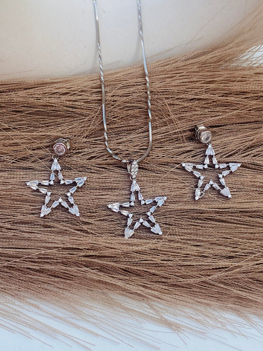 Twinkling Star Pendant Set
