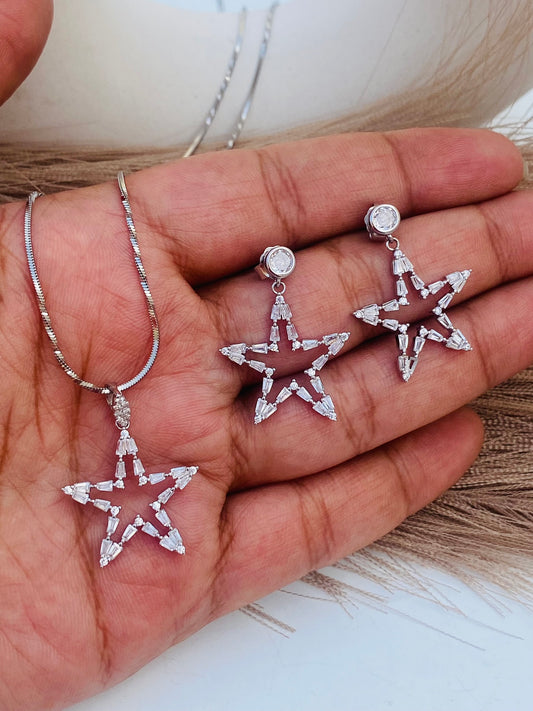 Twinkling Star Pendant Set