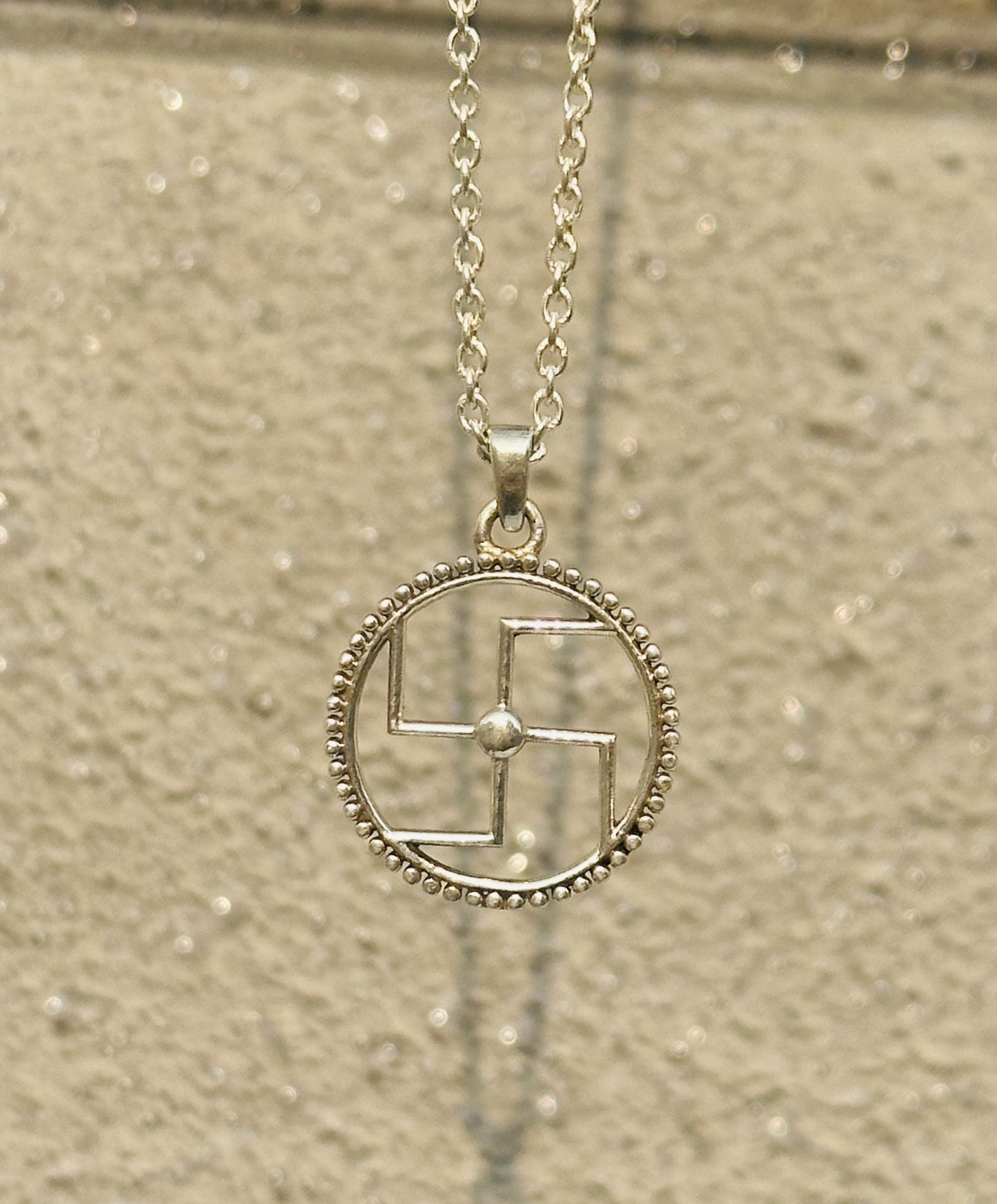 divine swastik pendant
