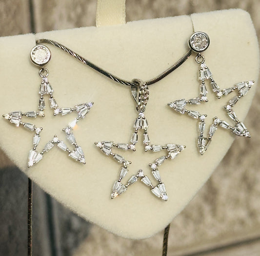 Twinkling Star Pendant Set