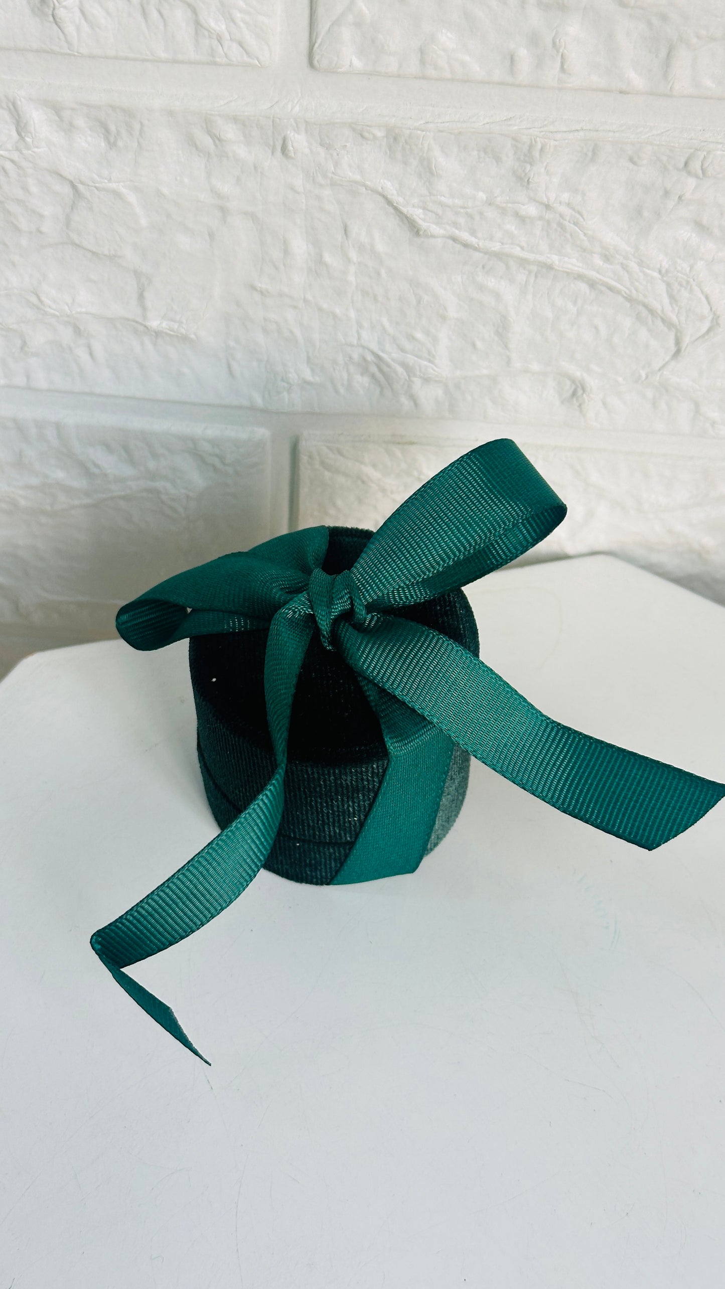 green velvet ring box