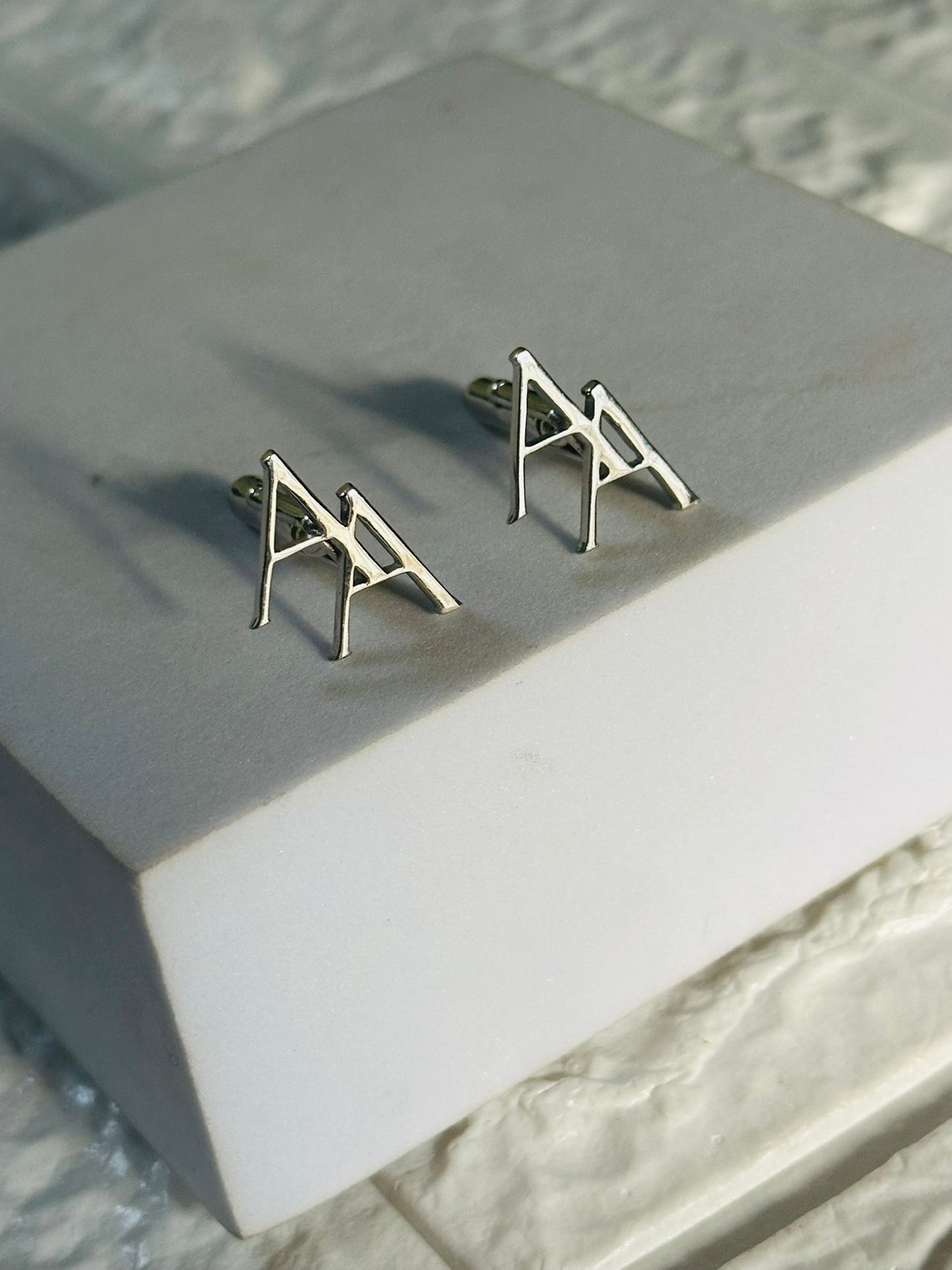 couple initials cufflinks