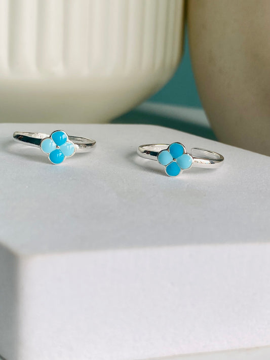 Ocean Bloom Toe Rings
