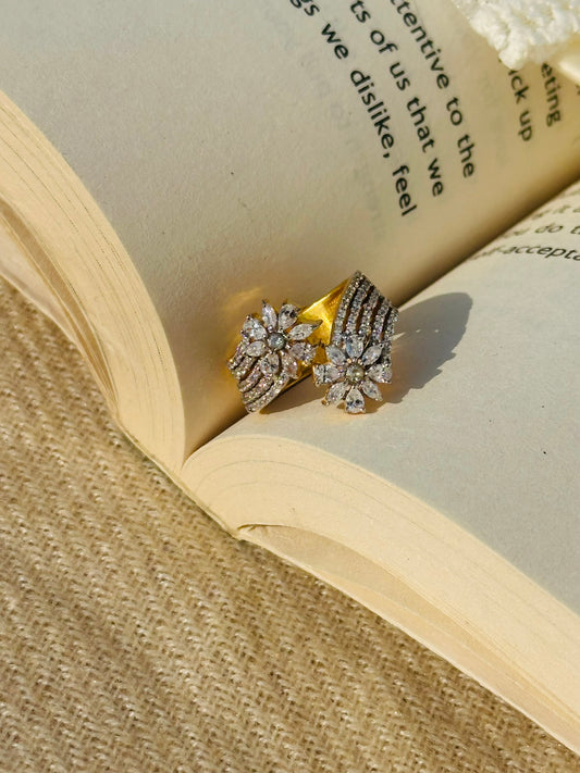 Floral Duo Ring