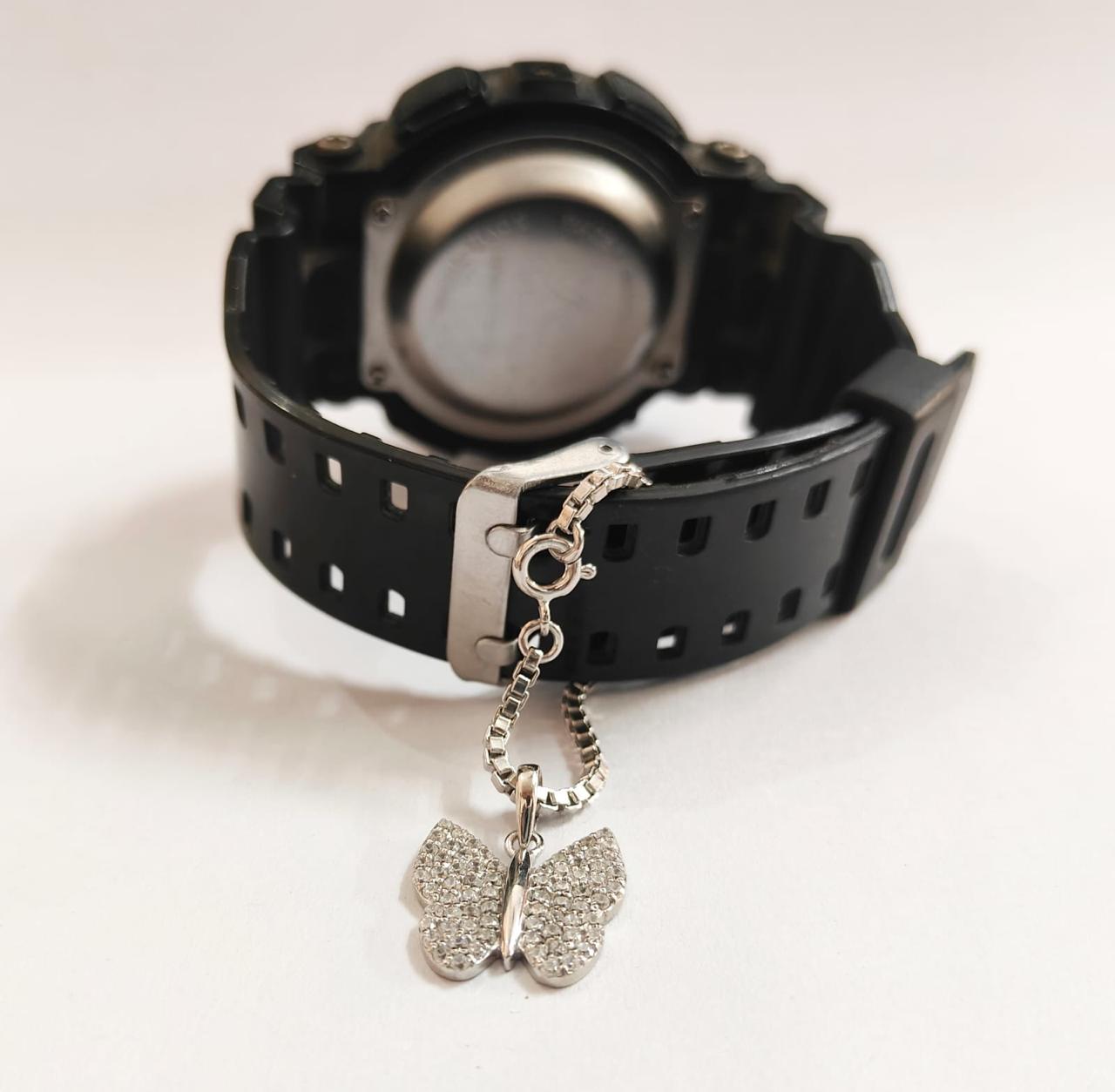 butterfly watch charm