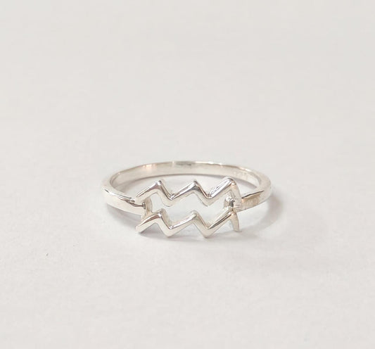 Zodiac Aquarius Ring