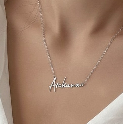 personalized name neckpiece