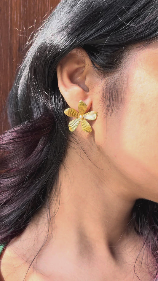 Floral Statement Studs