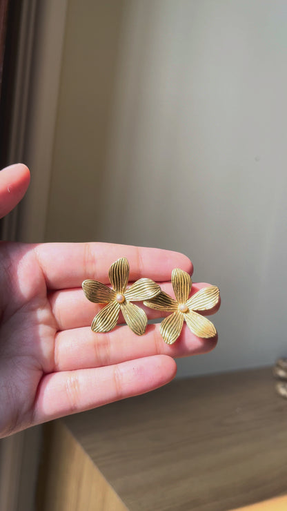 Floral Statement Studs