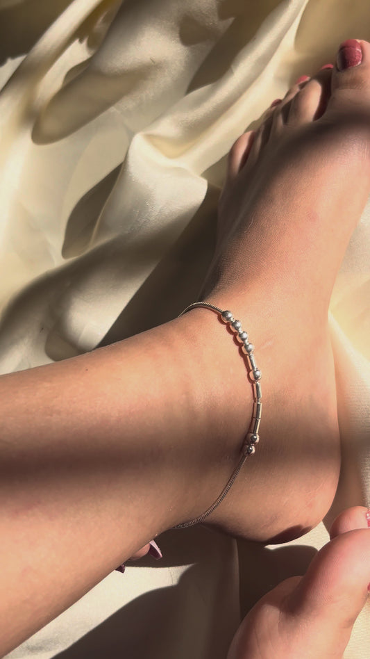 Morse code anklets