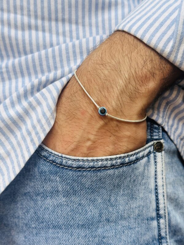 Evil Eye Snake Chain  Bracelet
