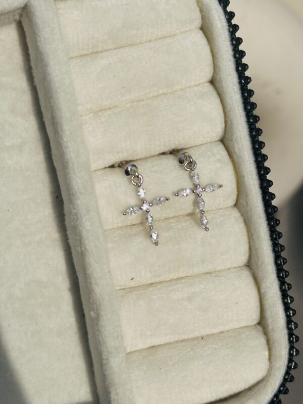 Helix Cross Earrings