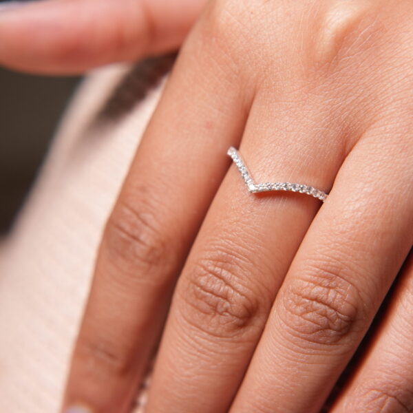 Sparkle Wave Ring