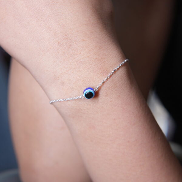 Evil Eye Cabel Chain Bracelet