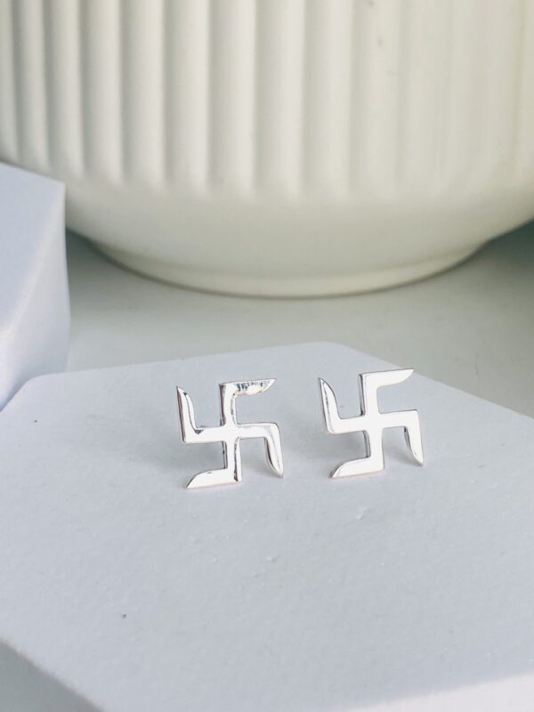 Divine Swastik Studs