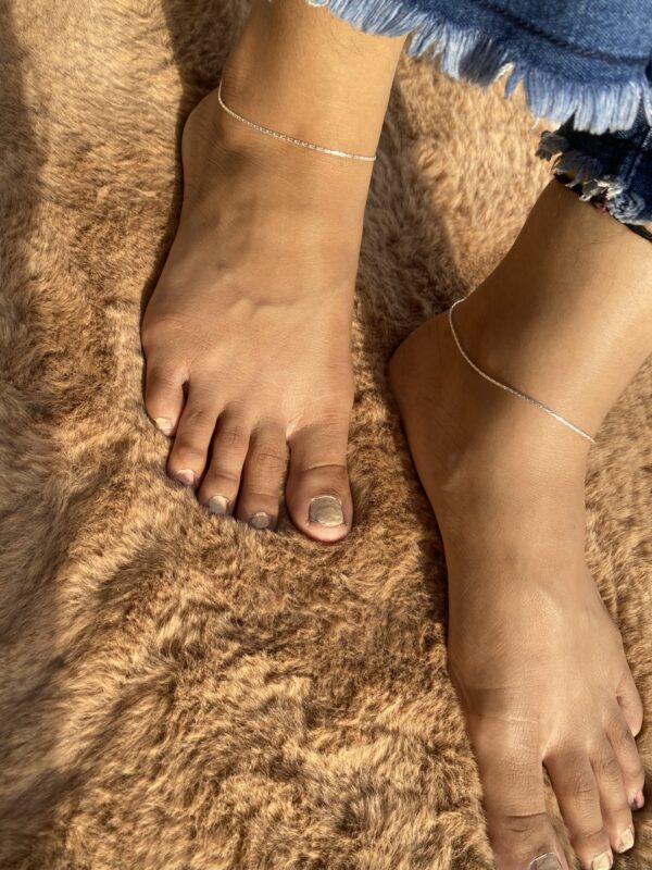 Herringbone Anklet