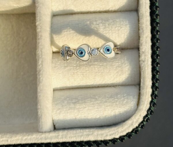 Evil Eye Trio Ring - Image 9