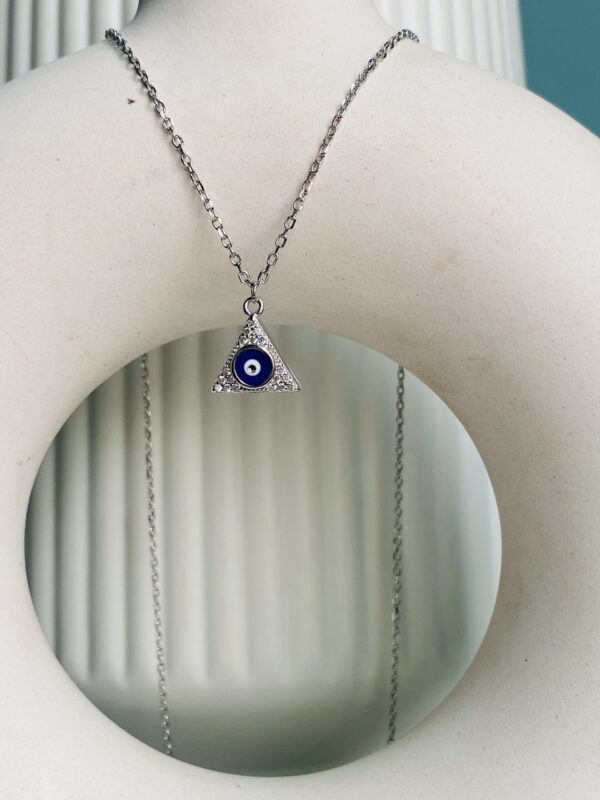 Triangular Evil Eye Neckpiece - Image 2