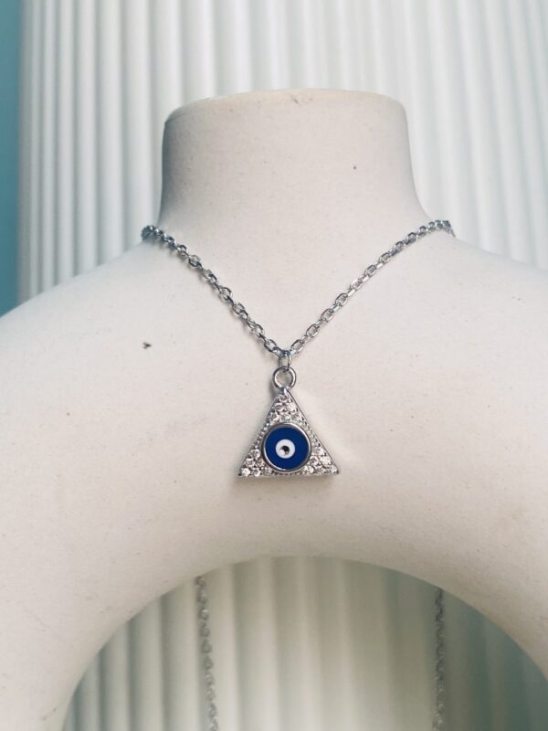 Triangular Evil Eye Neckpiece