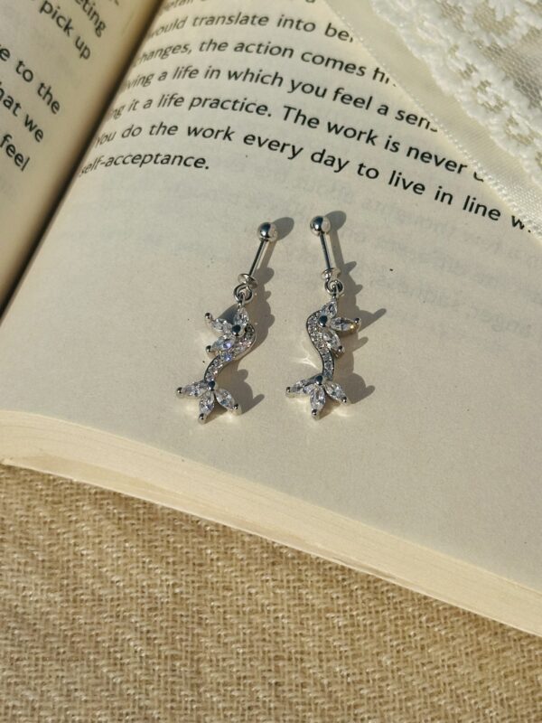 Floral Helix Earrings - Image 3