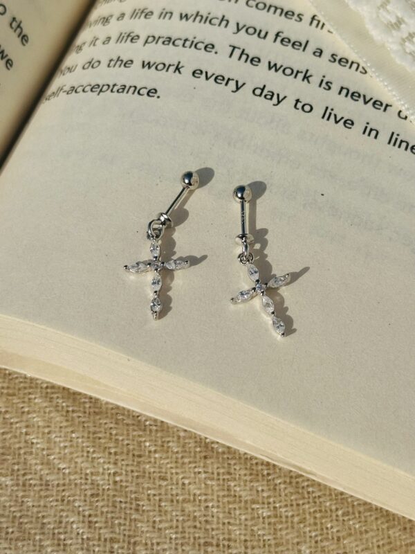 Helix Cross Earrings