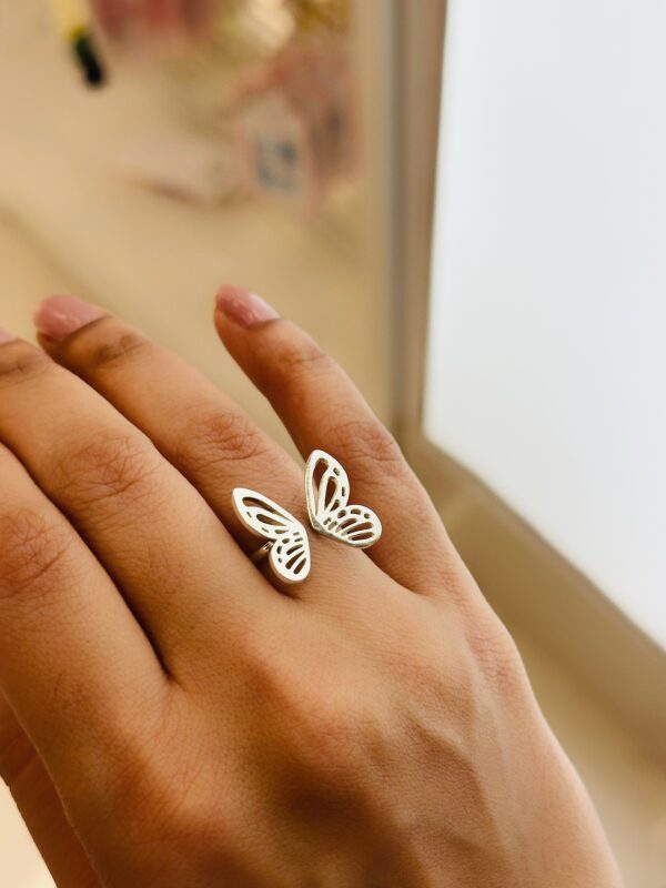 Statement butterfly ring