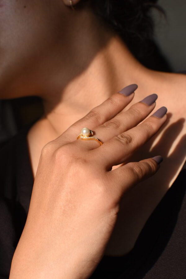 Aurora Pearl Ring - Image 4
