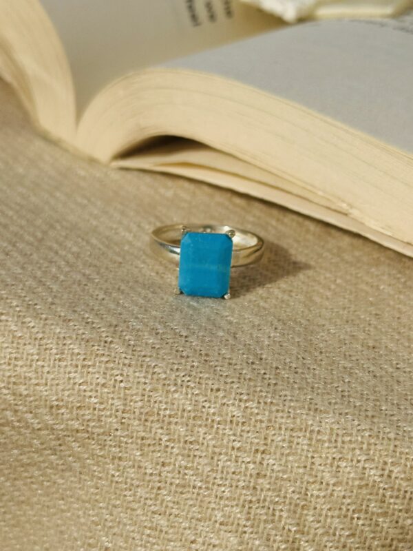 Turquoise crest ring - Image 5