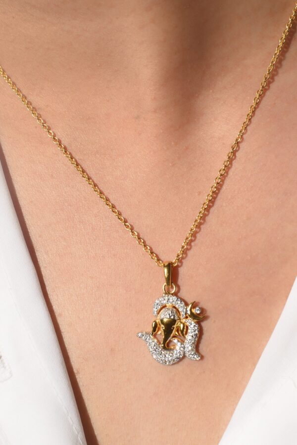 Ganesh Om Blessing Locket
