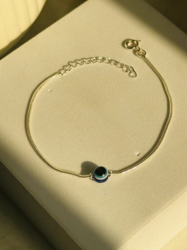 Evil Eye Snake Chain Bracelet - Image 4