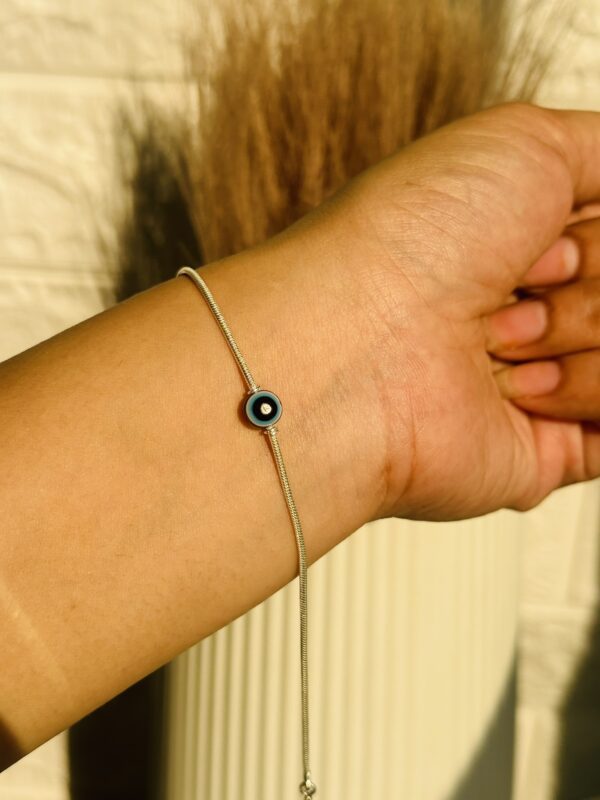 Evil Eye Snake Chain Bracelet