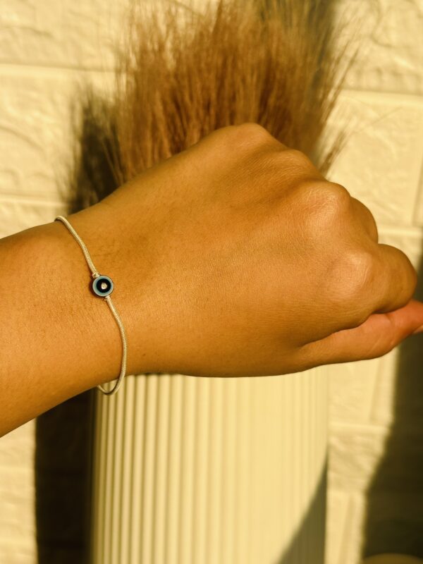 Evil Eye Snake Chain Bracelet - Image 3