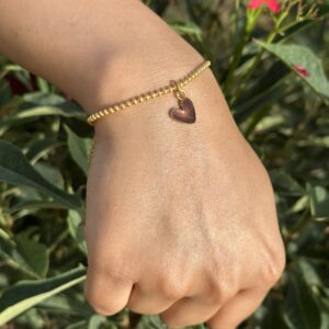 Black Bliss Heart Bracelet - Image 4