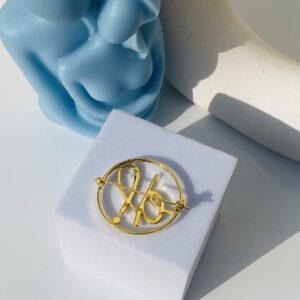Couple Initial Brooch - Image 3