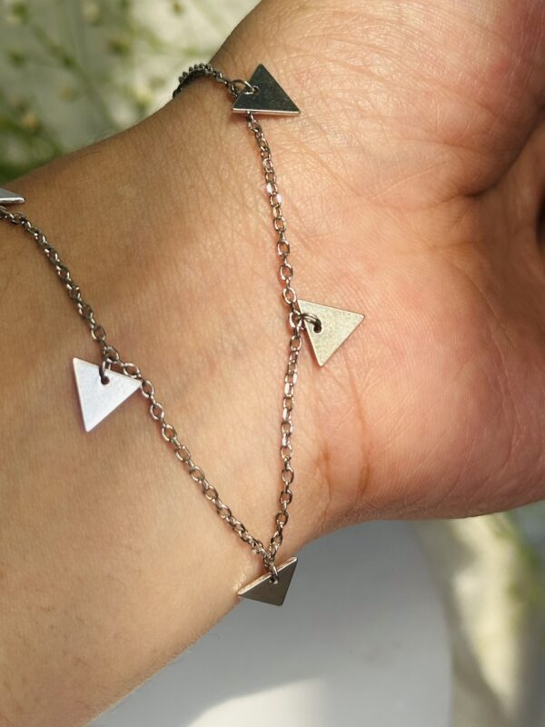 Triangle Charm Bracelet - Image 2